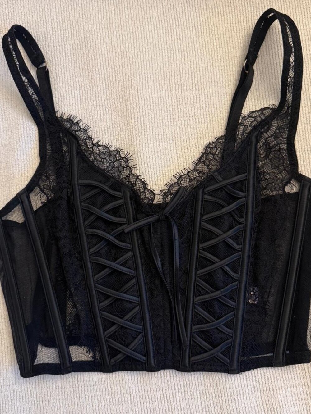 Victoria's Secret Women's Black Corset